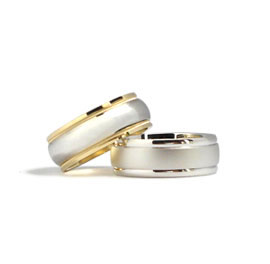 Men's Mixed Precious Metal Rings