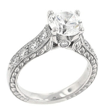 Platinum Ring With Large Diamond
