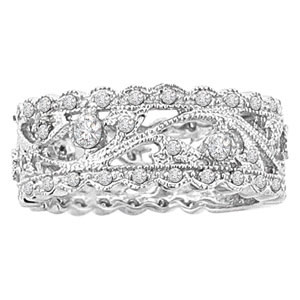 Platinum Ring With Diamonds